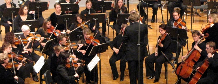 St Cloud Symphony Orchestra performing onstage